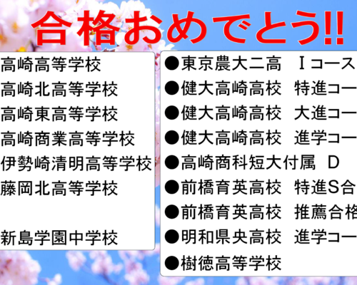 合格実績