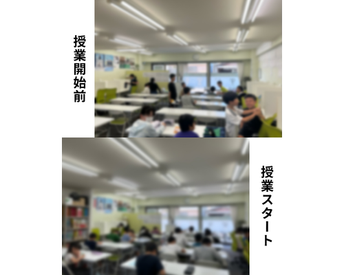 授業ビフォーアフター 