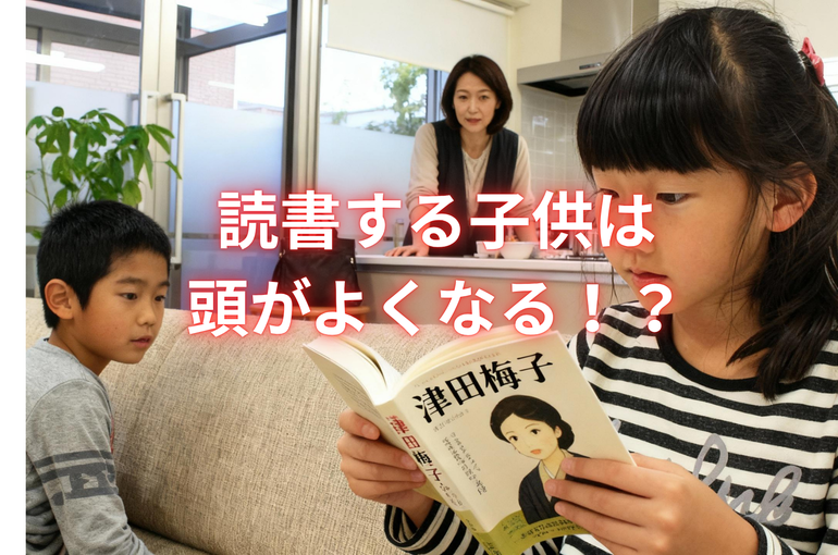 読書する子供は 頭がよくなる！？