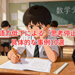 国語力低下による「思考停止」 具体的な事例10選