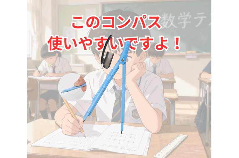このコンパス 使いやすいですよ！